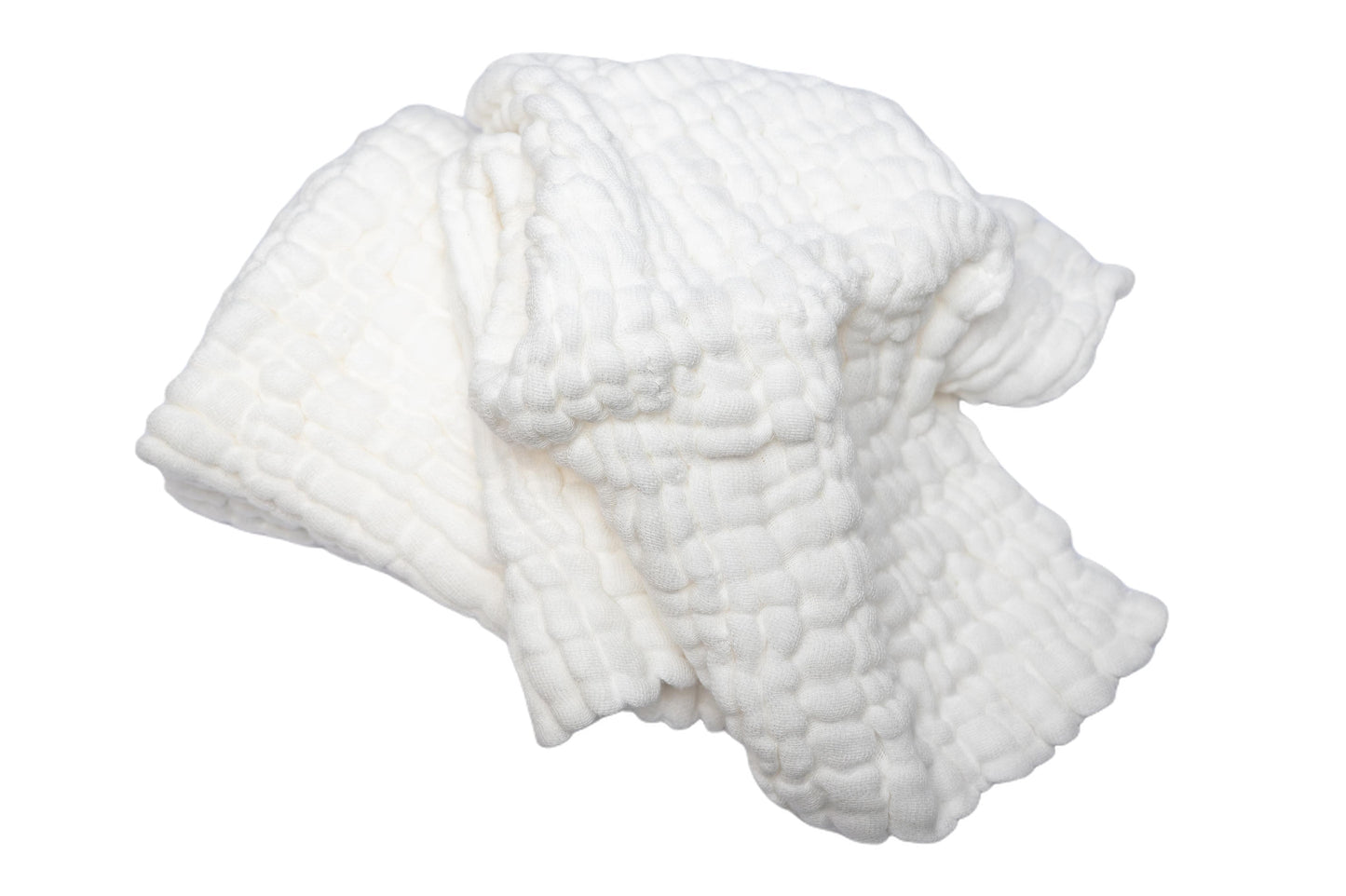 Organic Undyed Cotton Muslin Burp Cloth