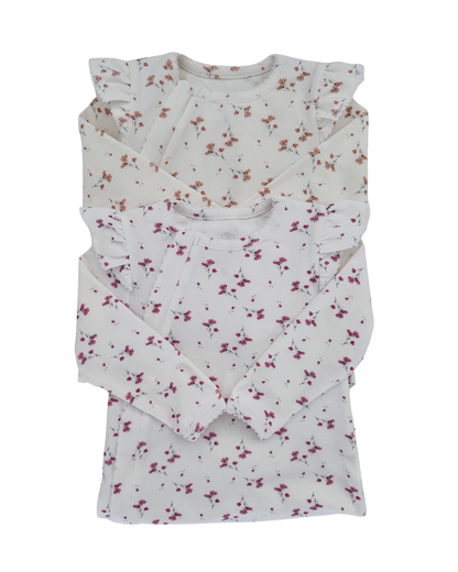 Frilled Ollie Floral Onesie