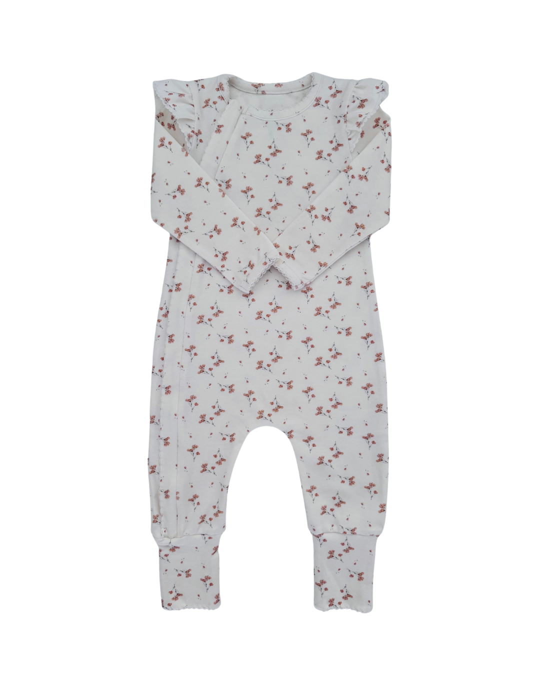 Frilled Ollie Floral Onesie
