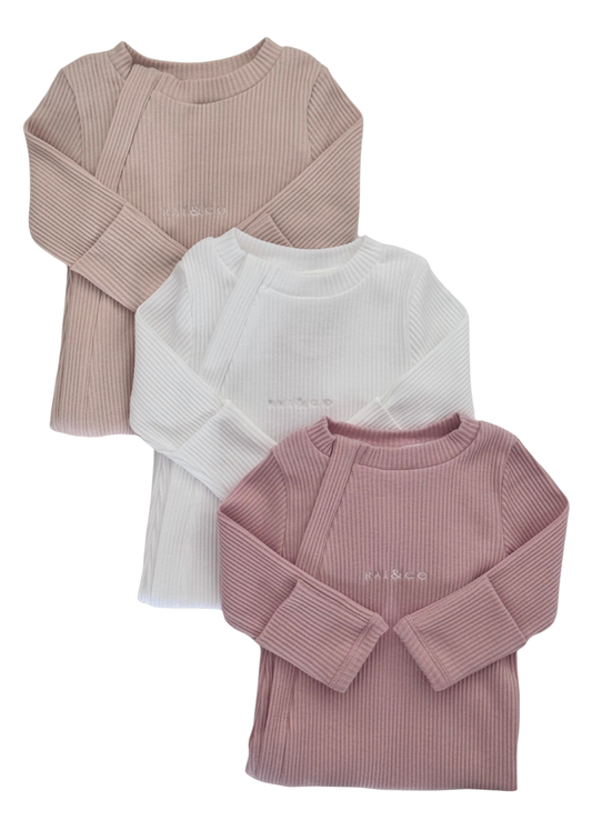 Baby Girl Ribbed Bundle