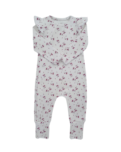 Frilled Ollie Floral Onesie