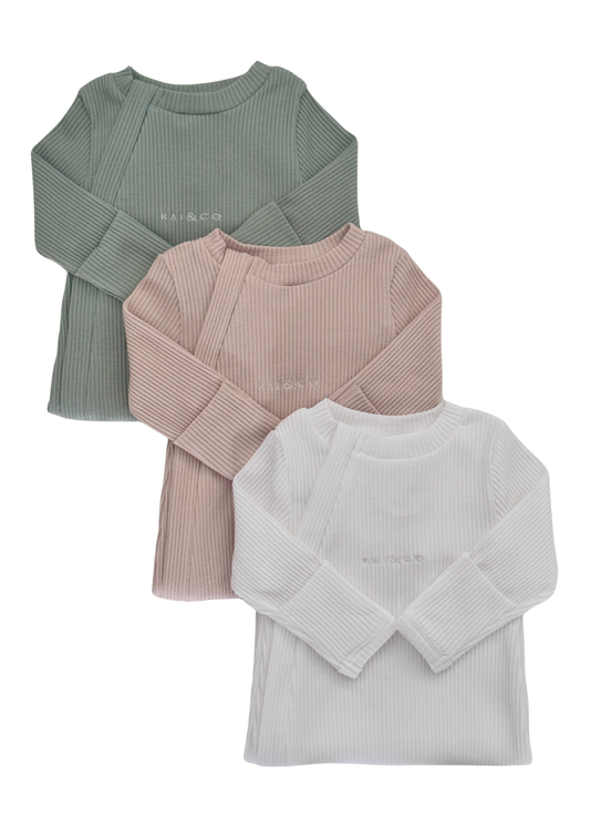 Neutral Ribbed Bundle