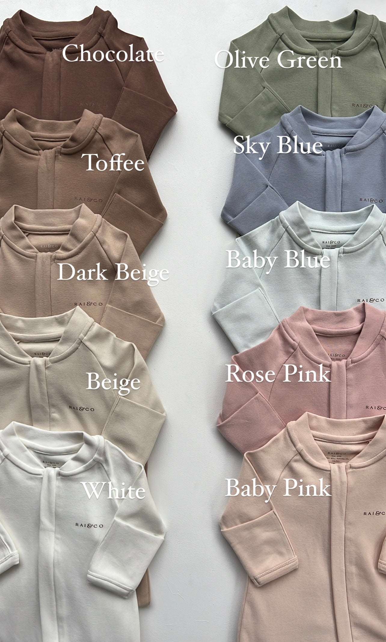 Apple Onesie in Available Colours