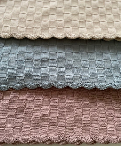 Baby Blanket - Knitted Heirloom Keepsake in Available Colours