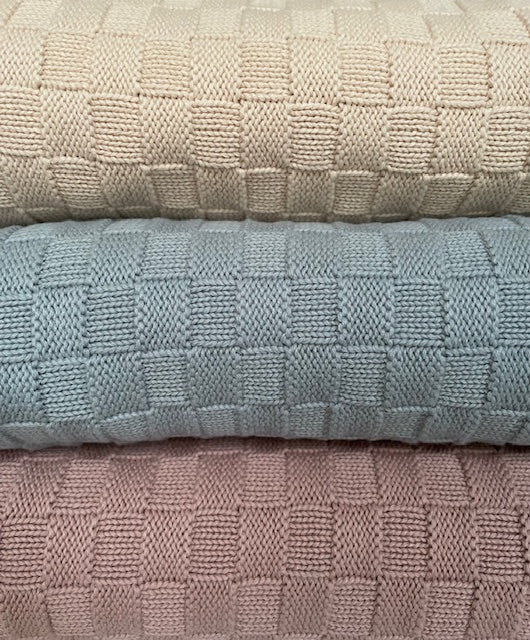 Baby Blanket - Knitted Heirloom Keepsake Available in Colours 