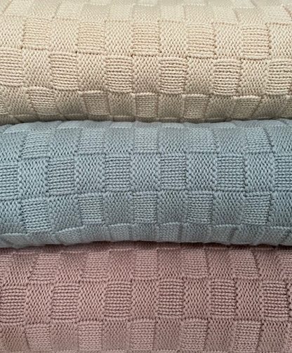 Baby Blanket - Knitted Heirloom Keepsake Available in Colours 