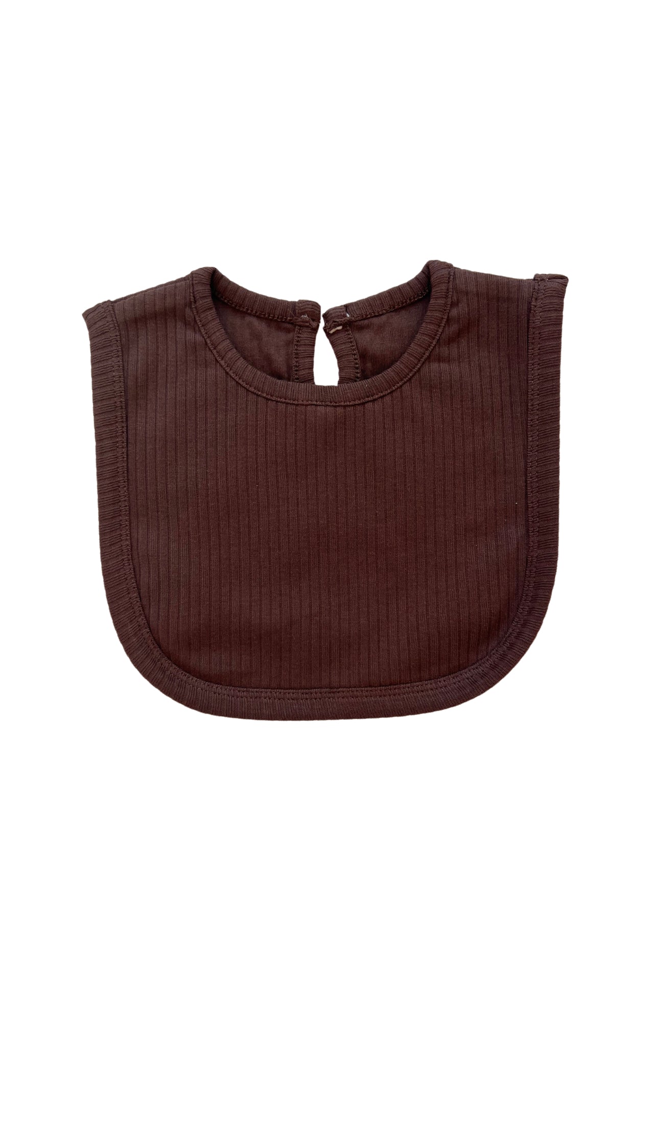 Basic Bib Chocolate on a white background