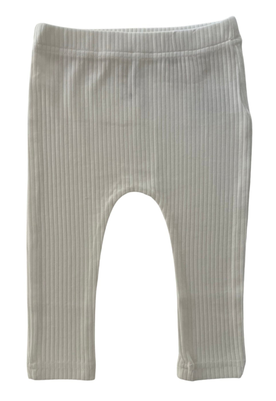 Basic Leggings in White on a white background