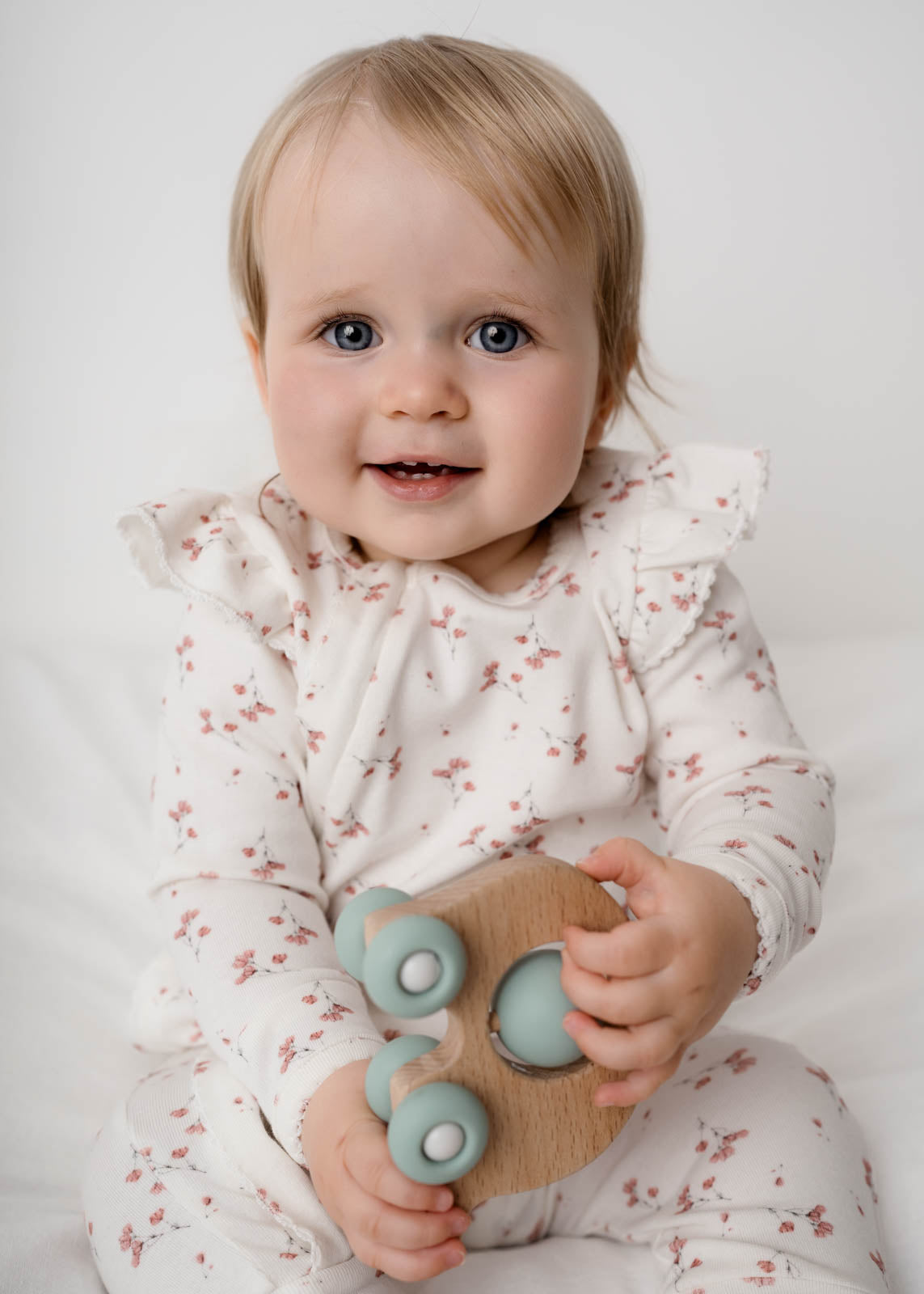 Frilled Ollie Floral Onesie