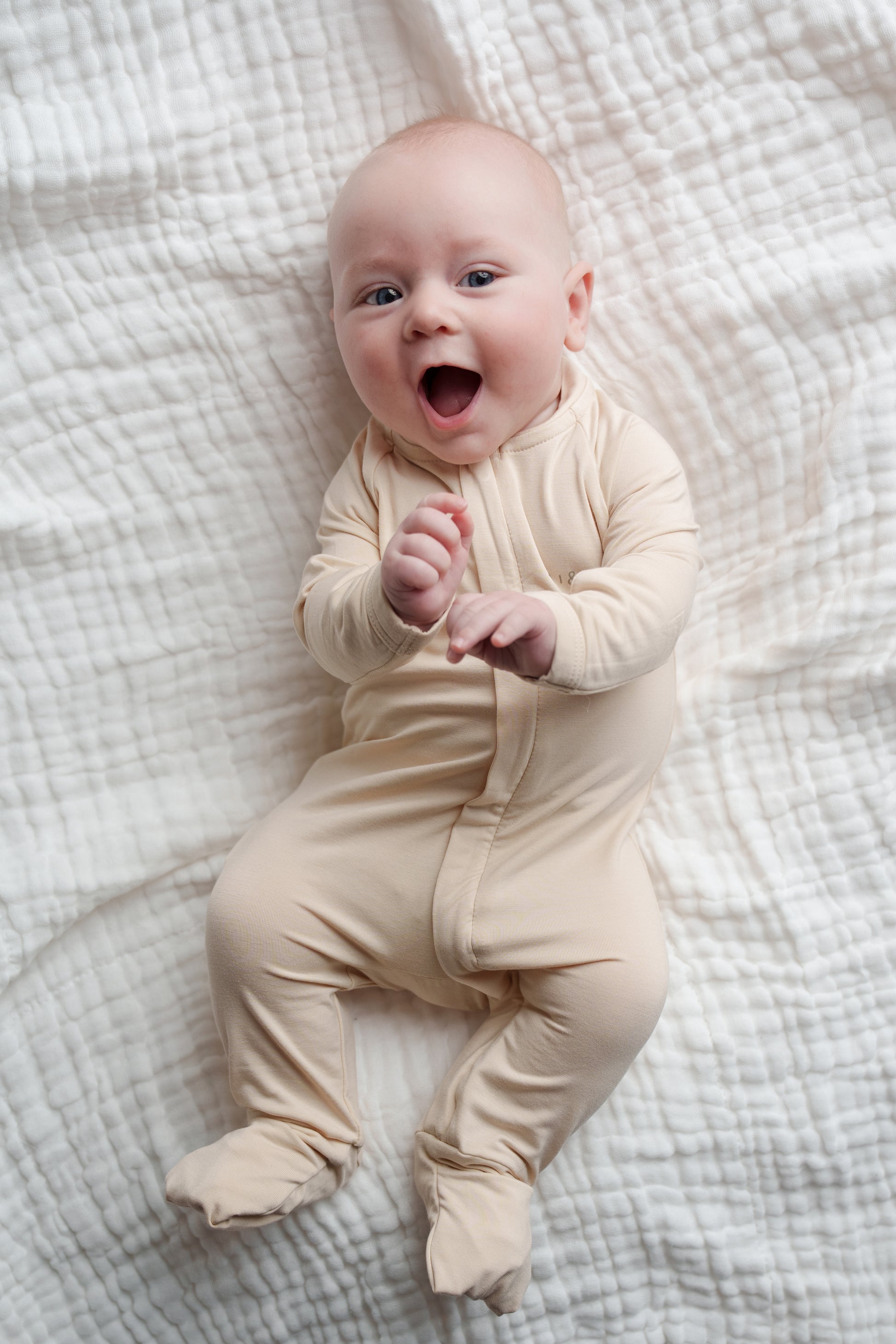 Lightweight Bamboo Onesie - Oat