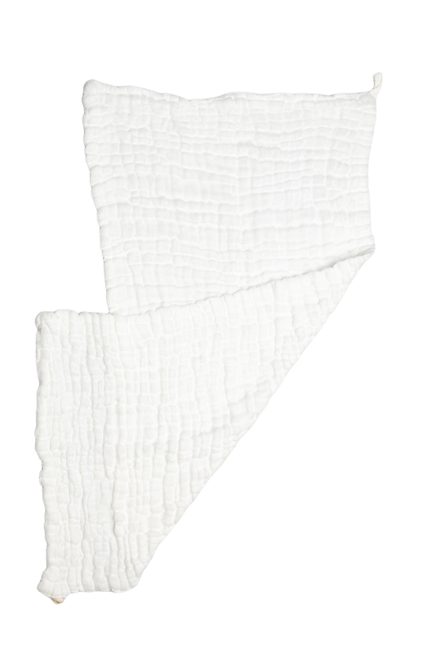 Organic Undyed Cotton Muslin Burp Cloth