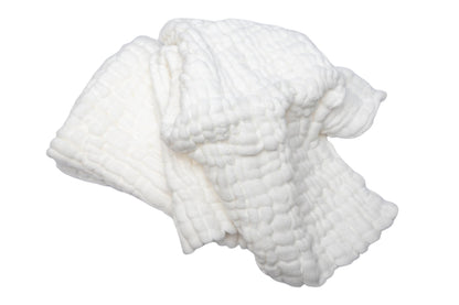 Organic Undyed Cotton Muslin Burp Cloth