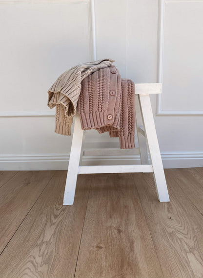 Chunky Knitted Cardigan in Available Colours